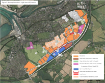 Figure 2 : Masterplan option 1 : High Lanes A30 junction